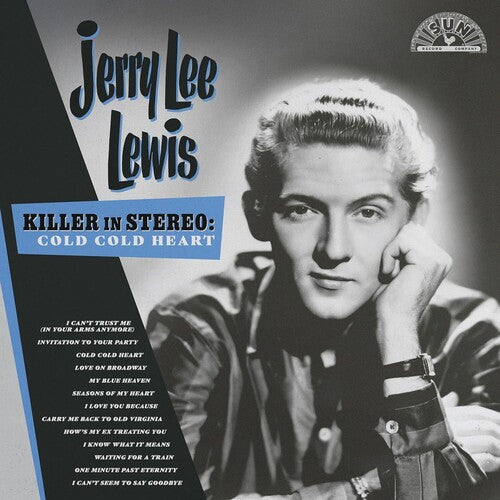 JERRY LEE LEWIS - KILLER IN STEREO: COLD COLD HEART - BLUE & GREY SPLATTER COLOR - VINYL LP