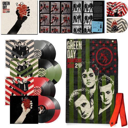 GREEN DAY - AMERICAN IDIOT - 20TH ANNIVERSARY DELUXE EDITION - SPLIT COLORS - 8-LP + 2 BLURAY - BOXED SET