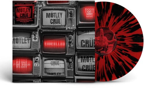 MOTLEY CRUE - CANCELLED - RED & BLACK COLOR - VINYL EP