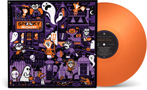 VARIOUS ARTISTS - NOW PLAYING: SPOOKY ROCK - ORANGE COLOR - VINYL LP