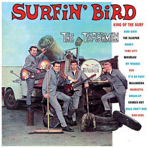 LOS TRASHMEN - SURFIN' BIRD - COLOR AMARILLO - LP DE VINILO