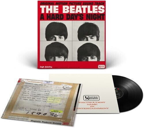 LOS BEATLES - A HARD DAY'S NIGHT - BANDA SONORA ORIGINAL DE LA PELÍCULA - LP DE VINILO