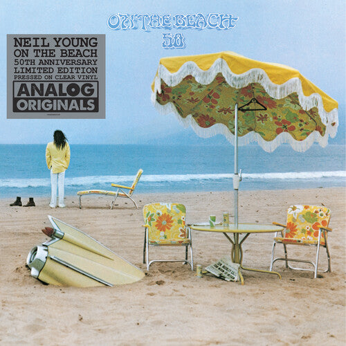 NEIL YOUNG - ON THE BEACH - EDICIÓN LIMITADA 50 ANIVERSARIO - COLOR TRANSPARENTE - LP DE VINILO