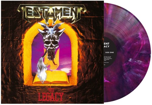 TESTAMENT - THE LEGACY - PURPLE, BLUE & RED MARBLE COLOR - VINYL LP