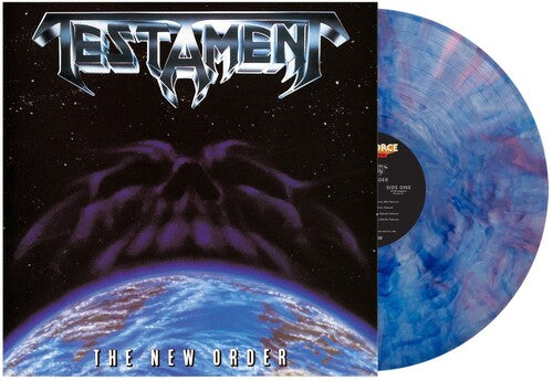 TESTAMENT - THE NEW ORDER - BLUE PINK SWIRL COLOR - VINYL LP