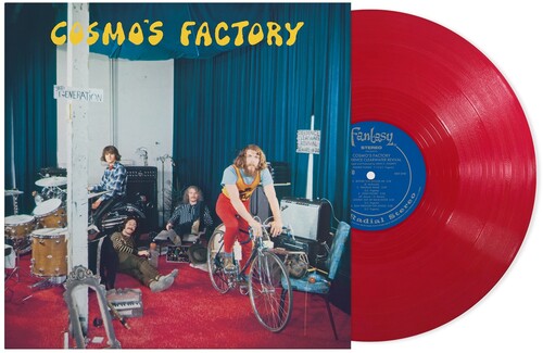 CREEDENCE CLEARWATER REVIVAL - COSMO'S FACTORY - COLOR ROJO MANZANA - LP DE VINILO