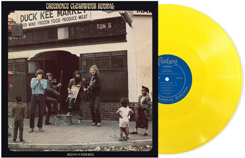 CREEDENCE CLEARWATER REVIVAL - WILLY AND THE POOR BOYS - CANARY YELLOW COLOR - VINYL LP