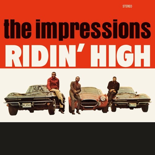 THE IMPRESSIONS - RIDIN' HIGH - VINYL LP