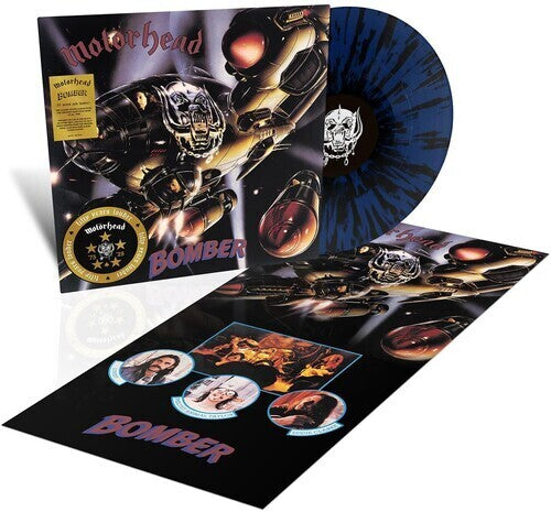 MOTORHEAD - BOMBER - BLACK/BLUE MARBLED COLOR - VINYL LP