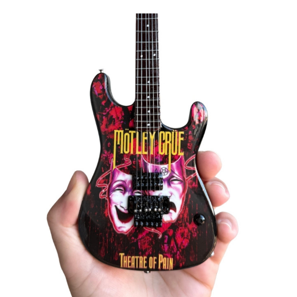 MOTLEY CRUE - SET OF 4 MINI GUITARS
