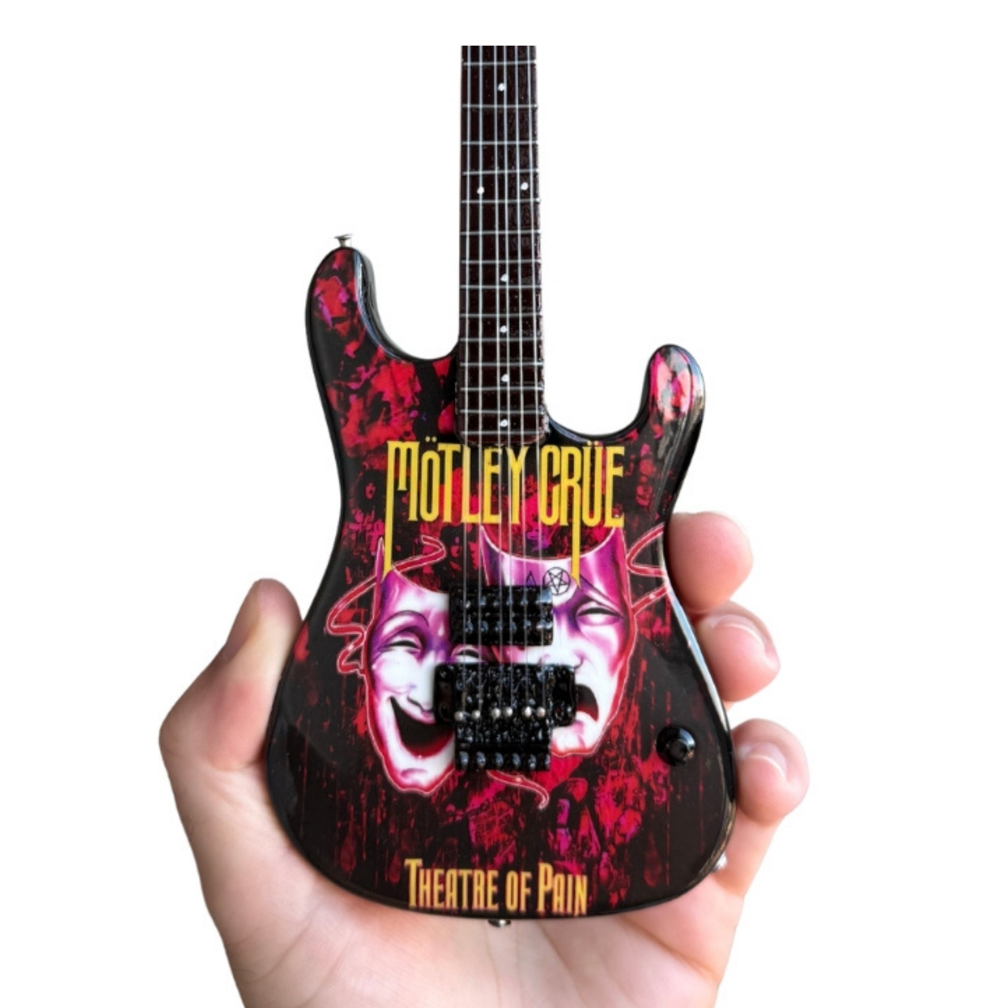 MOTLEY CRUE - SET OF 4 MINI GUITARS