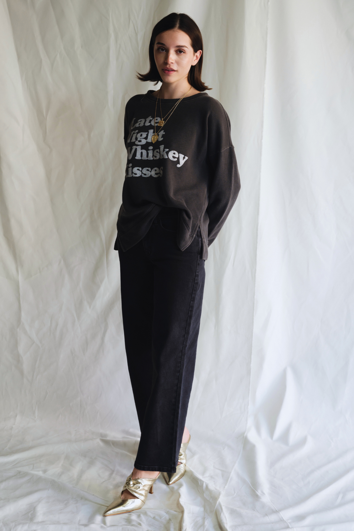 PEOPLE OF LEISURE - WHISKEY KISSES SWEATSHIRT