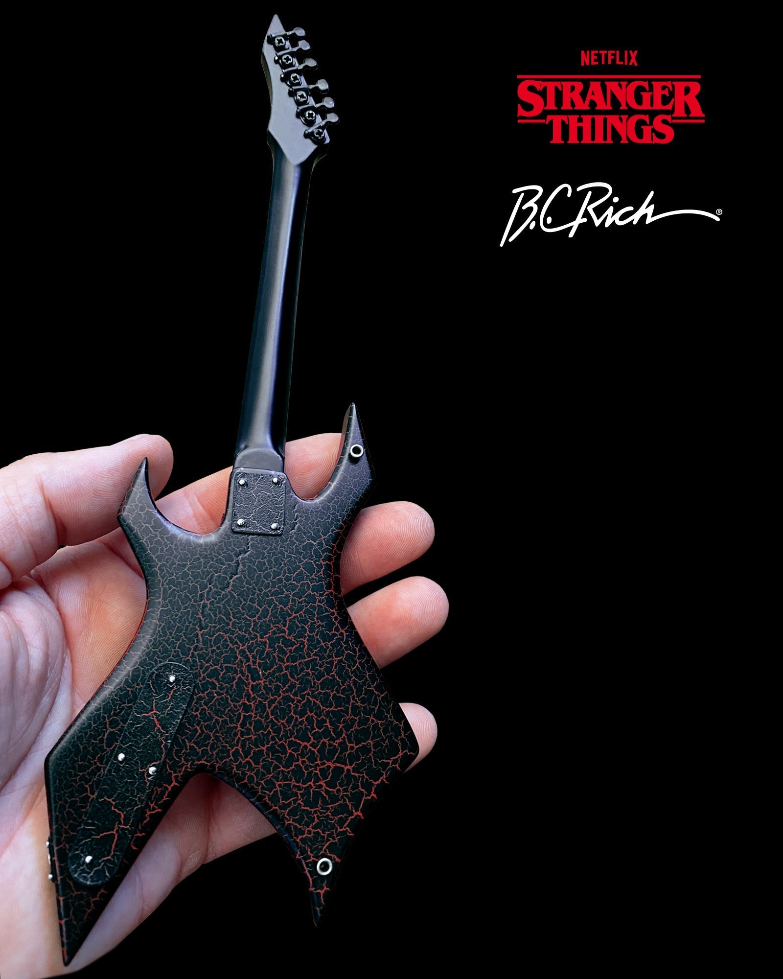 STRANGER THINGS® - EDDIE'S GUITAR B.C. RICH® NJ WARLOCK® - MINI GUITAR