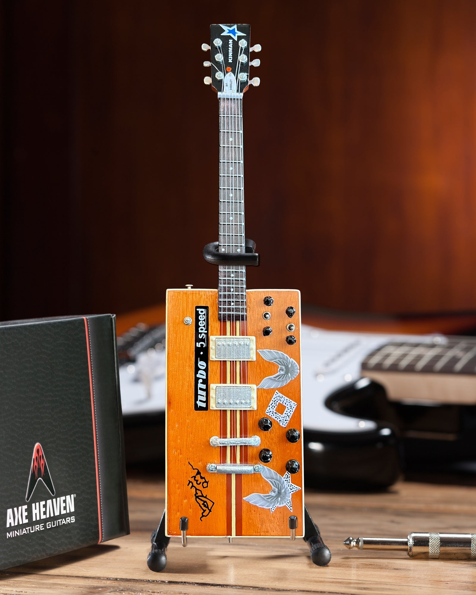 BO DIDDLEY - “TWANG MACHINE” - MINIGUITARRA KINMAN TURBO DE 5 VELOCIDADES