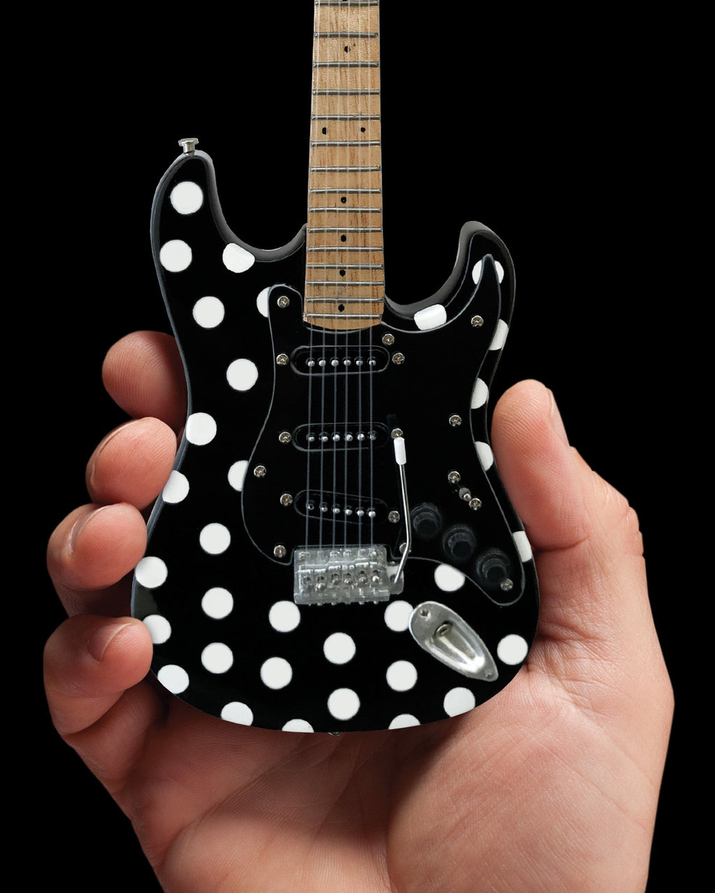BUDDY GUY - FENDER™ STRAT™ ACABADO DE LUNARES - MINI GUITARRA
