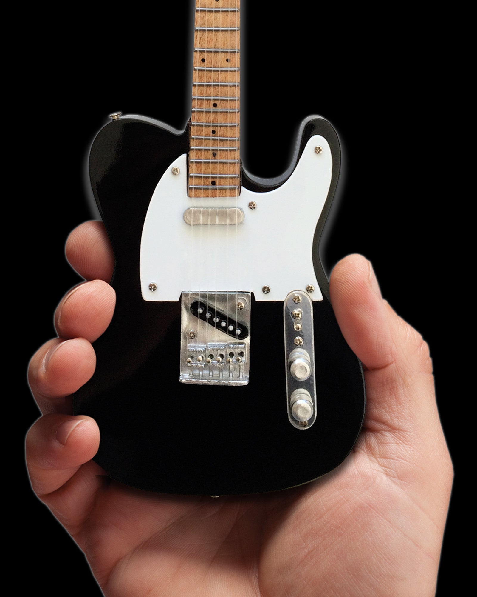 FENDER™ - TELECASTER™ LICENSED BLACK - MINI GUITAR