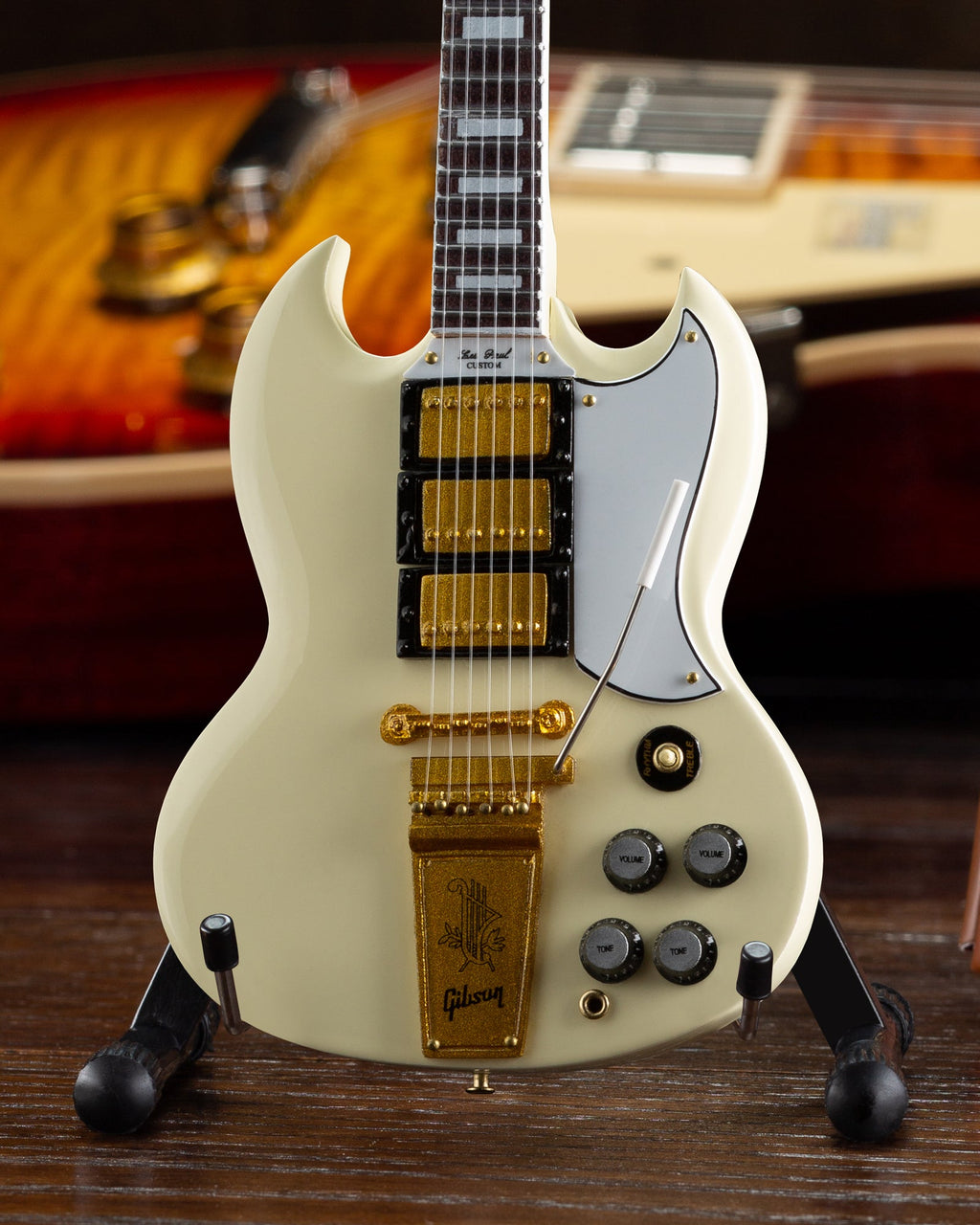GIBSON - 1964 SG CUSTOM WHITE - MINI GUITAR