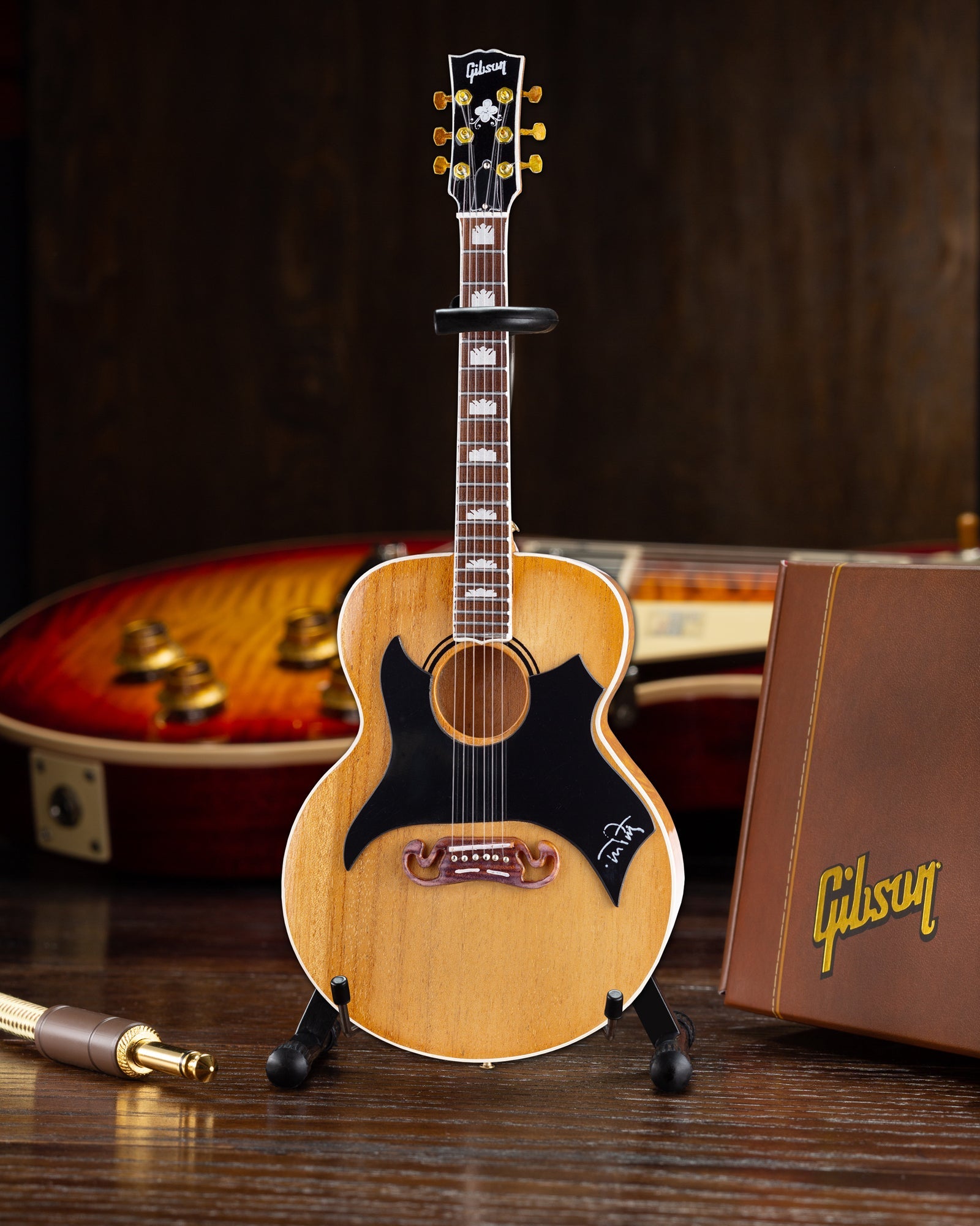 TOM PETTY - GUITARRA MINI GIBSON SJ-200 WILDFLOWER ANTIGUA NATURAL