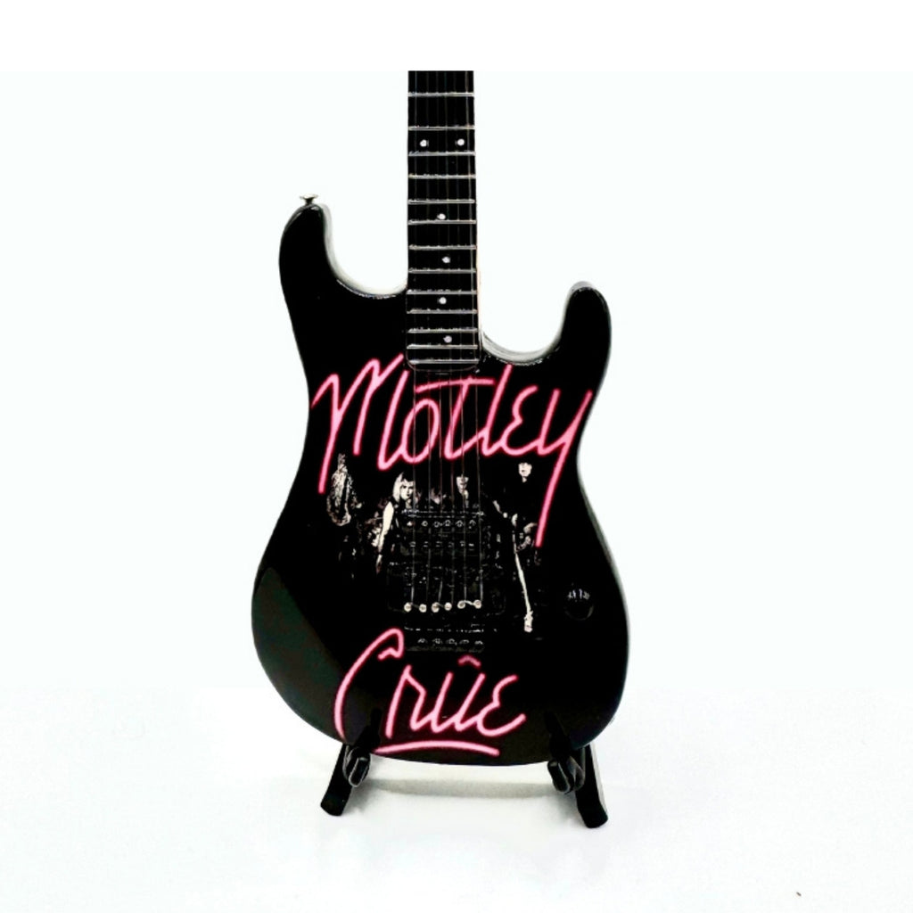 MOTLEY CRUE - SET OF 4 MINI GUITARS