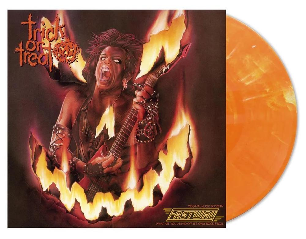 FASTWAY - TRICK OR TREAT - ORIGINAL MOTION PICTURE SOUNDTRACK - ORANGE COLOR - VINYL LP