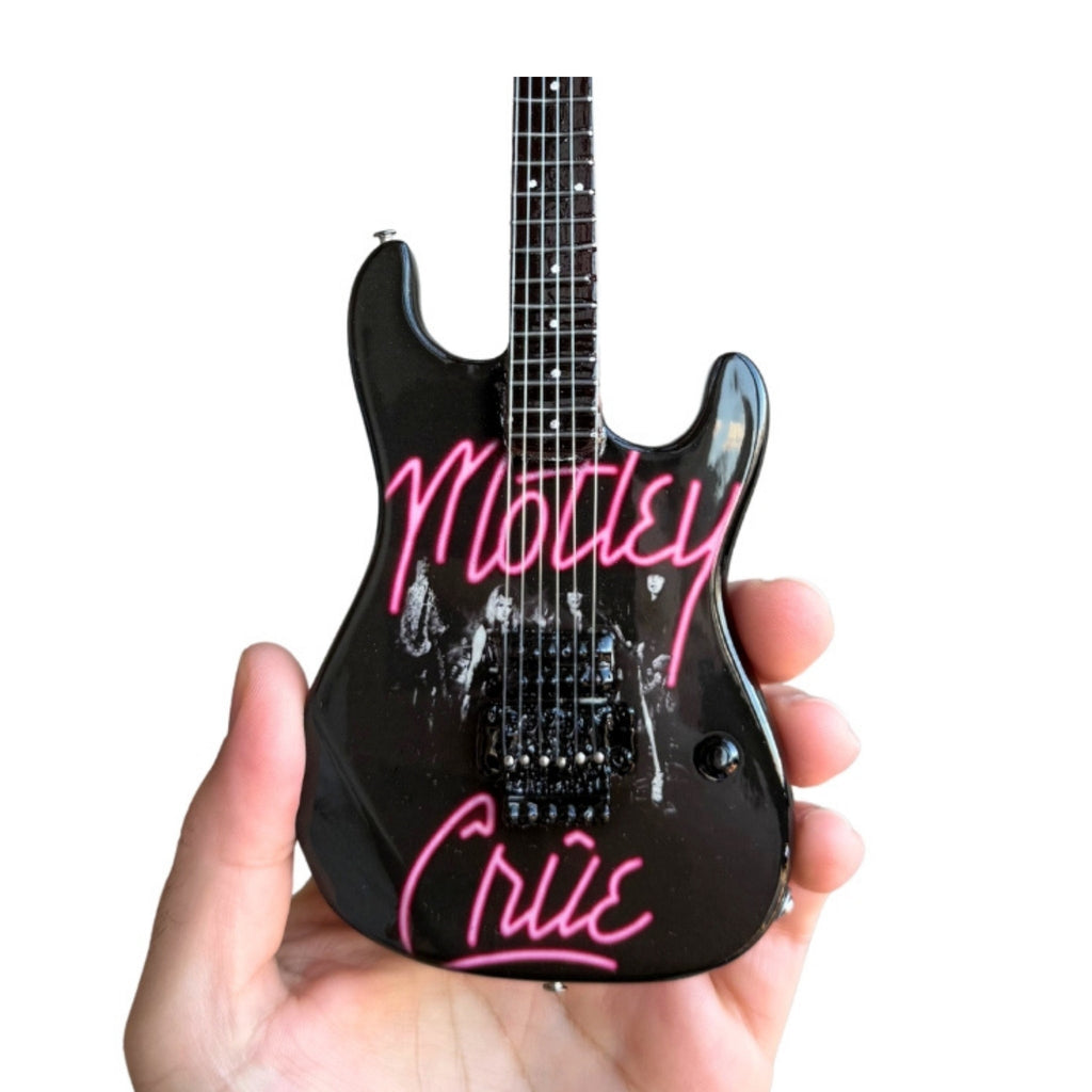 MOTLEY CRUE - SET OF 4 MINI GUITARS