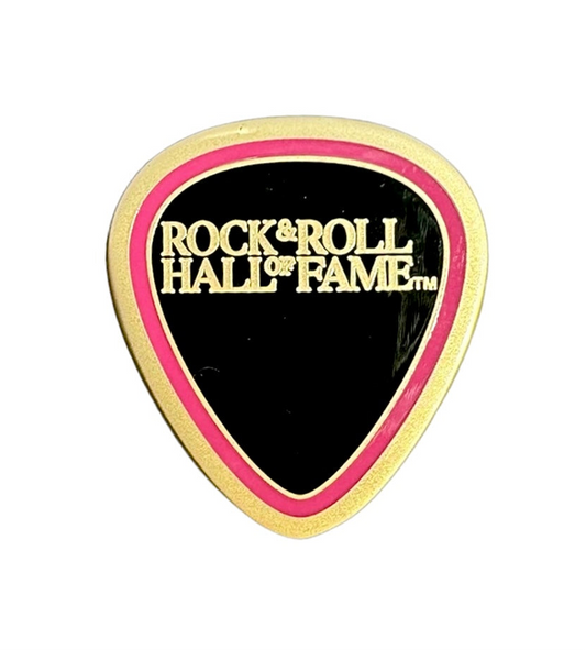 ROCK HALL GOLDEN PICK PIN