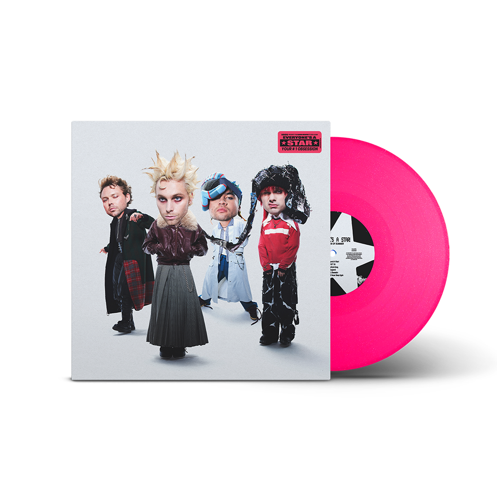5 SECONDS OF SUMMER - EVERYONE'S A STAR - PINK GLITTER COLOR - VINYL LP
