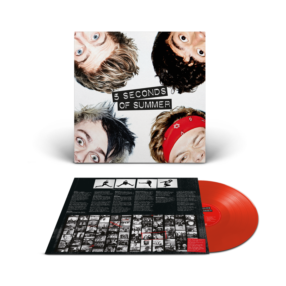 5 SECONDS OF SUMMER - LIMITED 10TH ANNIVERSARY EDITION - RED COLOR - VINYL LP