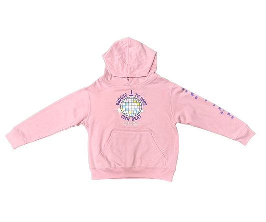 SUDADERA CON CAPUCHA ROCK HALL GROOVE TO YOUR OWN BEAT DISCO BALL