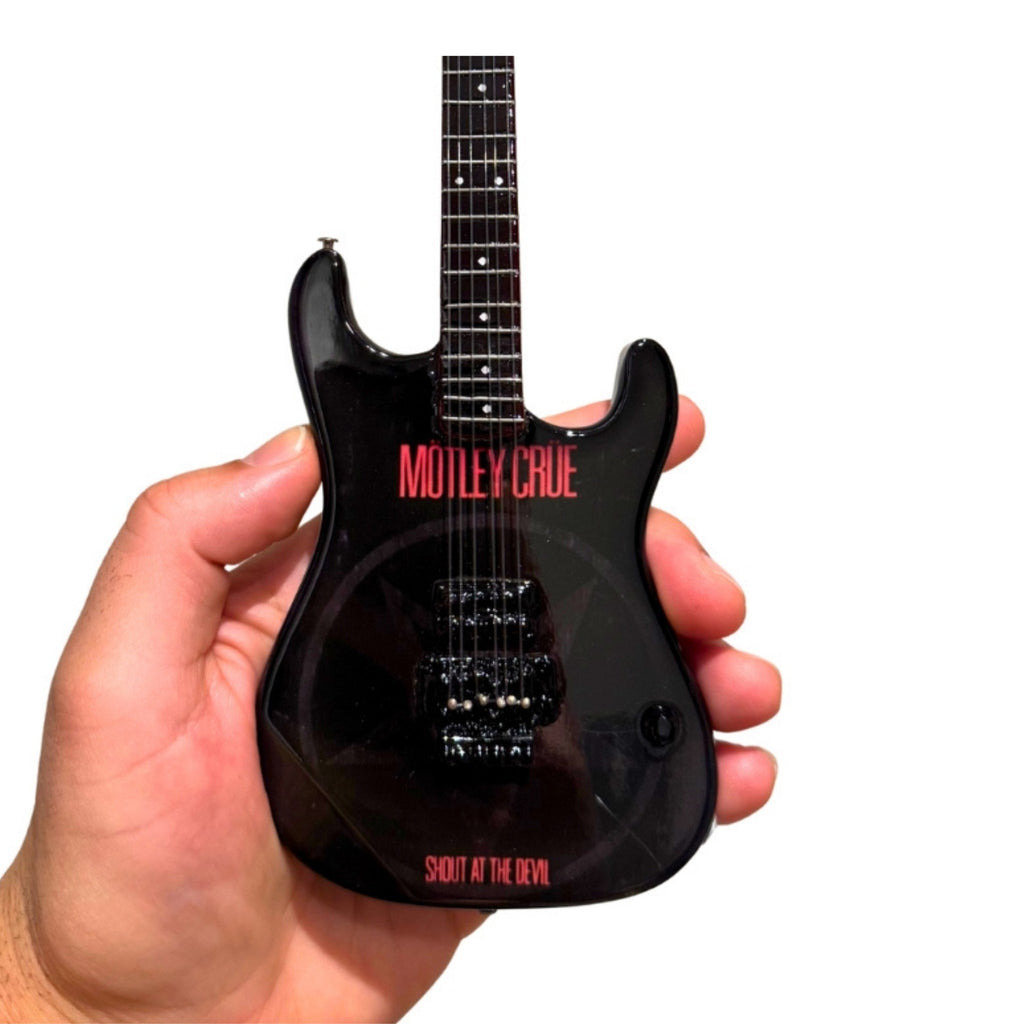 MOTLEY CRUE - SET OF 4 MINI GUITARS