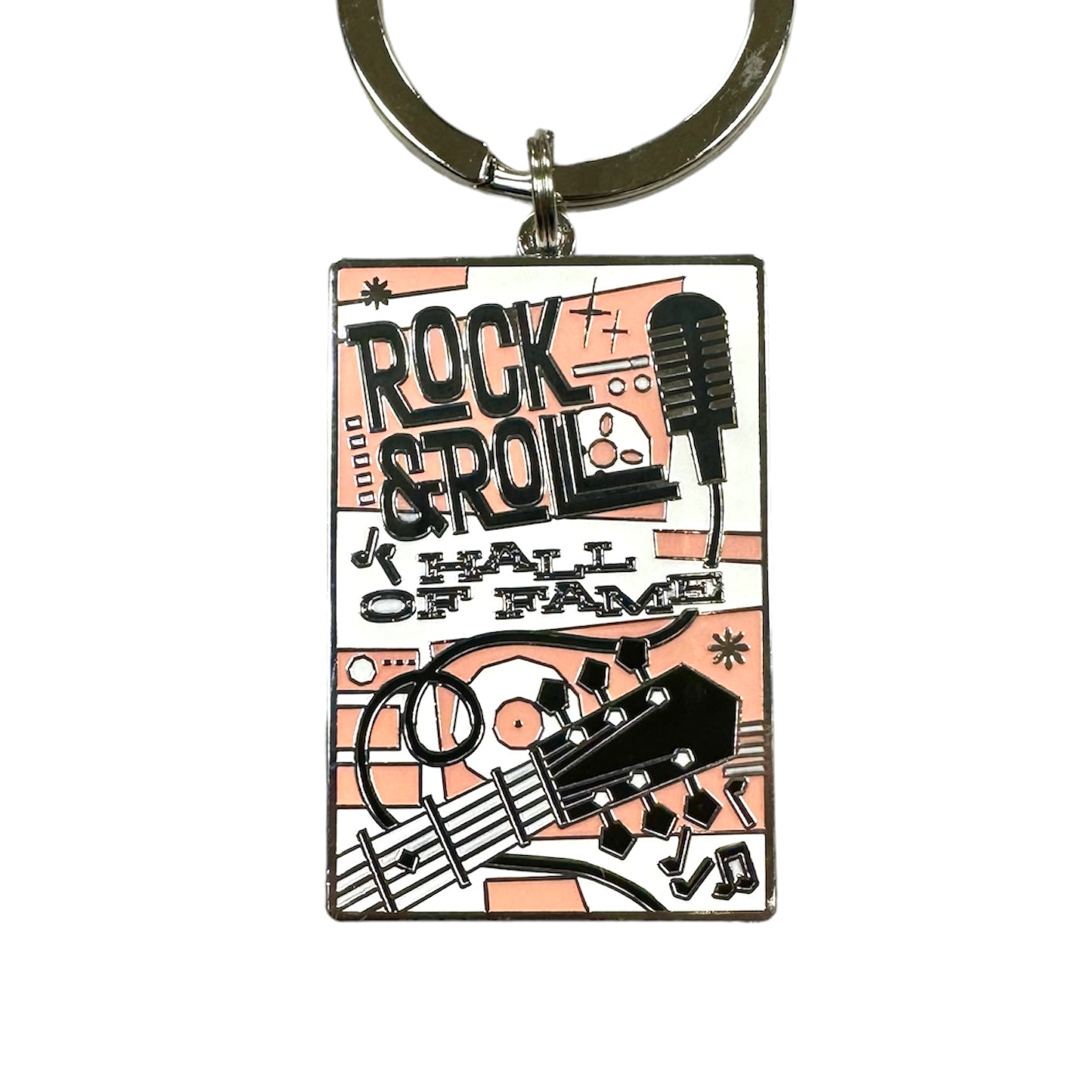 ROCK HALL RETRO ROCKER KEYRING