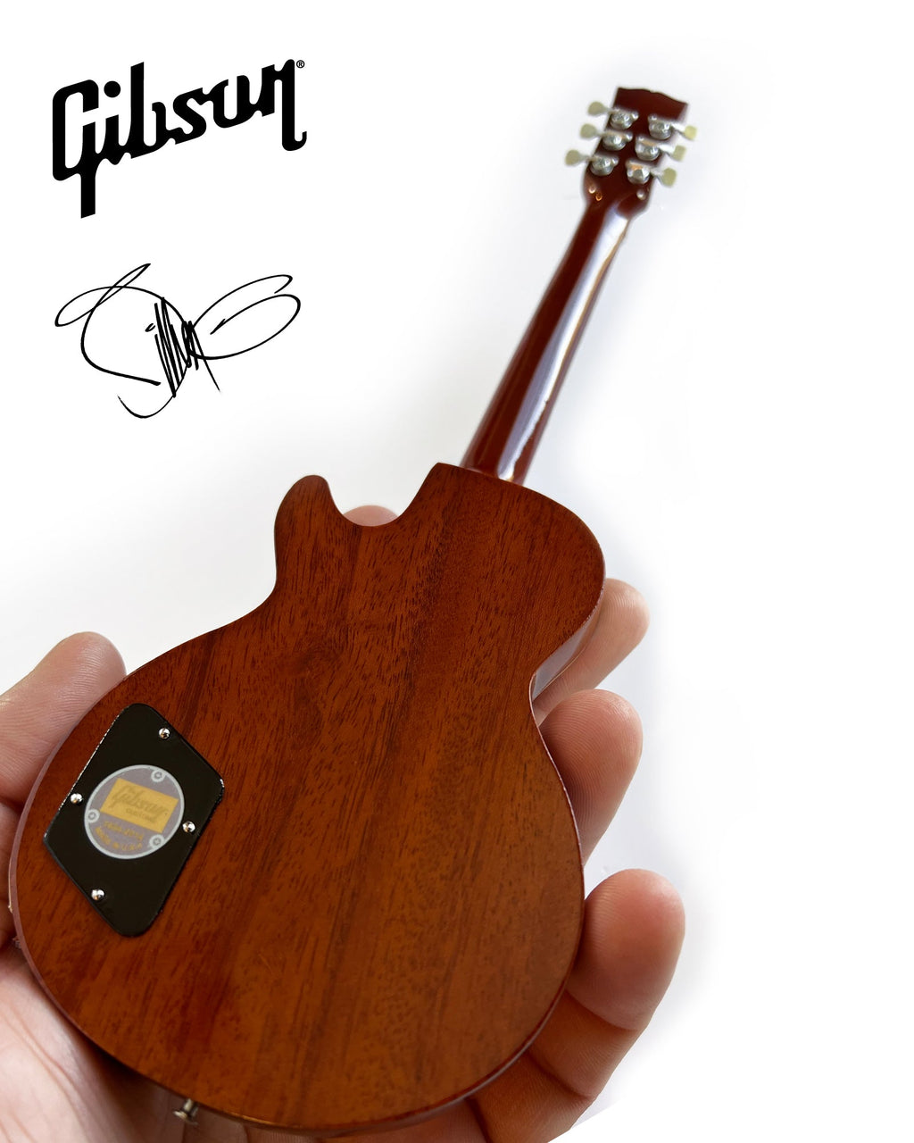 Mini guitarra Gibson Les Paul Goldtop "Pinstripe" de Billy F. Gibbons 