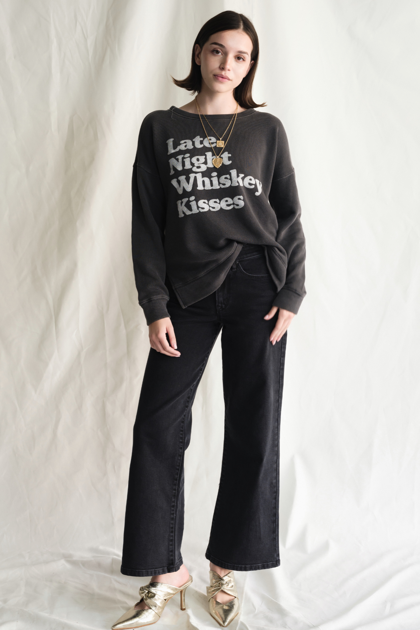 PEOPLE OF LEISURE - WHISKEY KISSES SWEATSHIRT