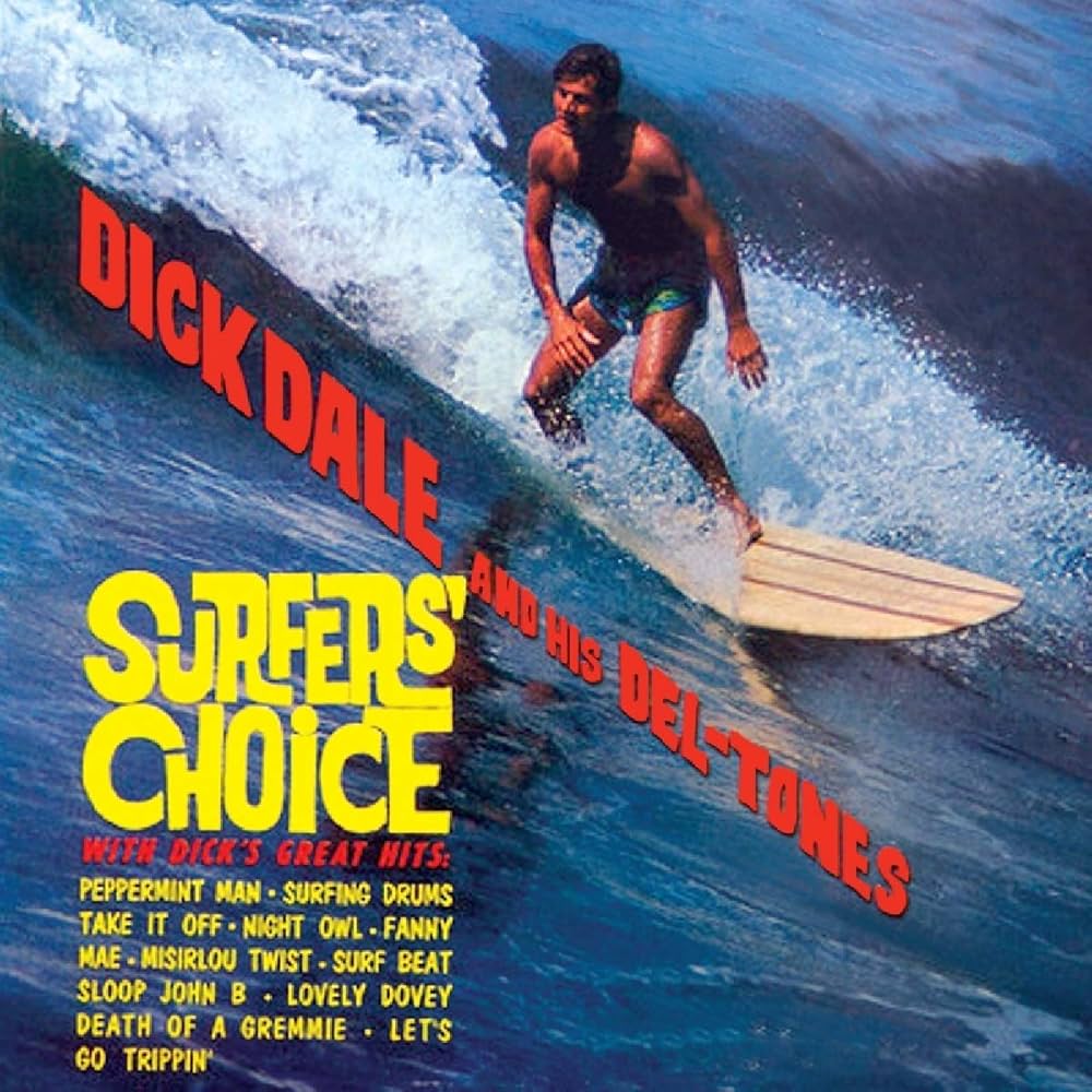 DICK DALE AND HIS DEL-TONES - SURFER'S CHOICE - COLOR AMARILLO - LP DE VINILO 
