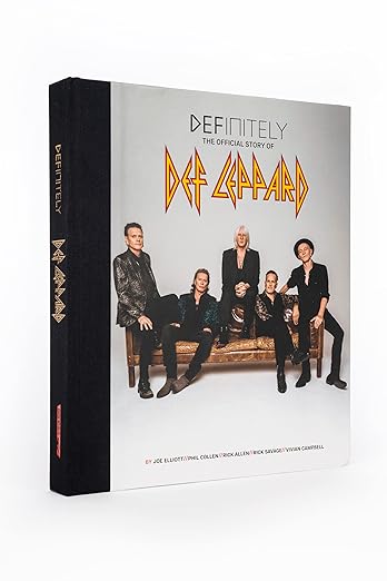 DEF LEPPARD - DEFINITELY: THE OFFICIAL STORY OF DEF LEPPARD - HARDCOVER - BOOK