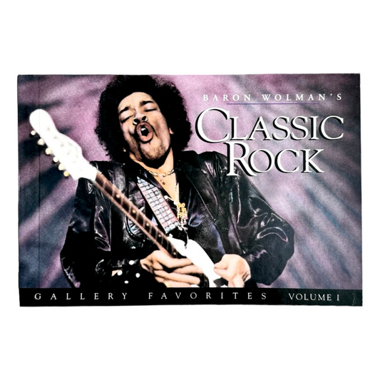 BARON WOLMAN – CLASSIC ROCK GALLERY FAVORITES - VOLUME 1 – POSTCARD BOOK