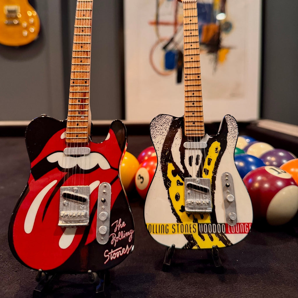 THE ROLLING STONES - TONGUE AND LIPS - MINI GUITAR