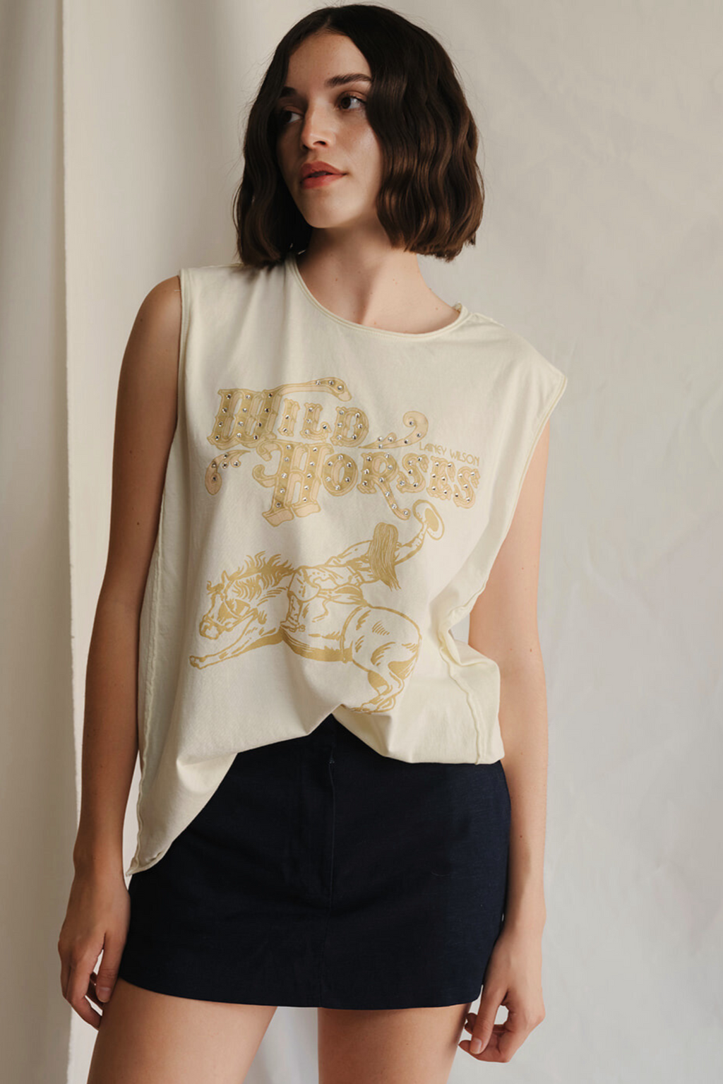 LAINEY WILSON - WILD HORSES SLEEVELESS TANK TOP