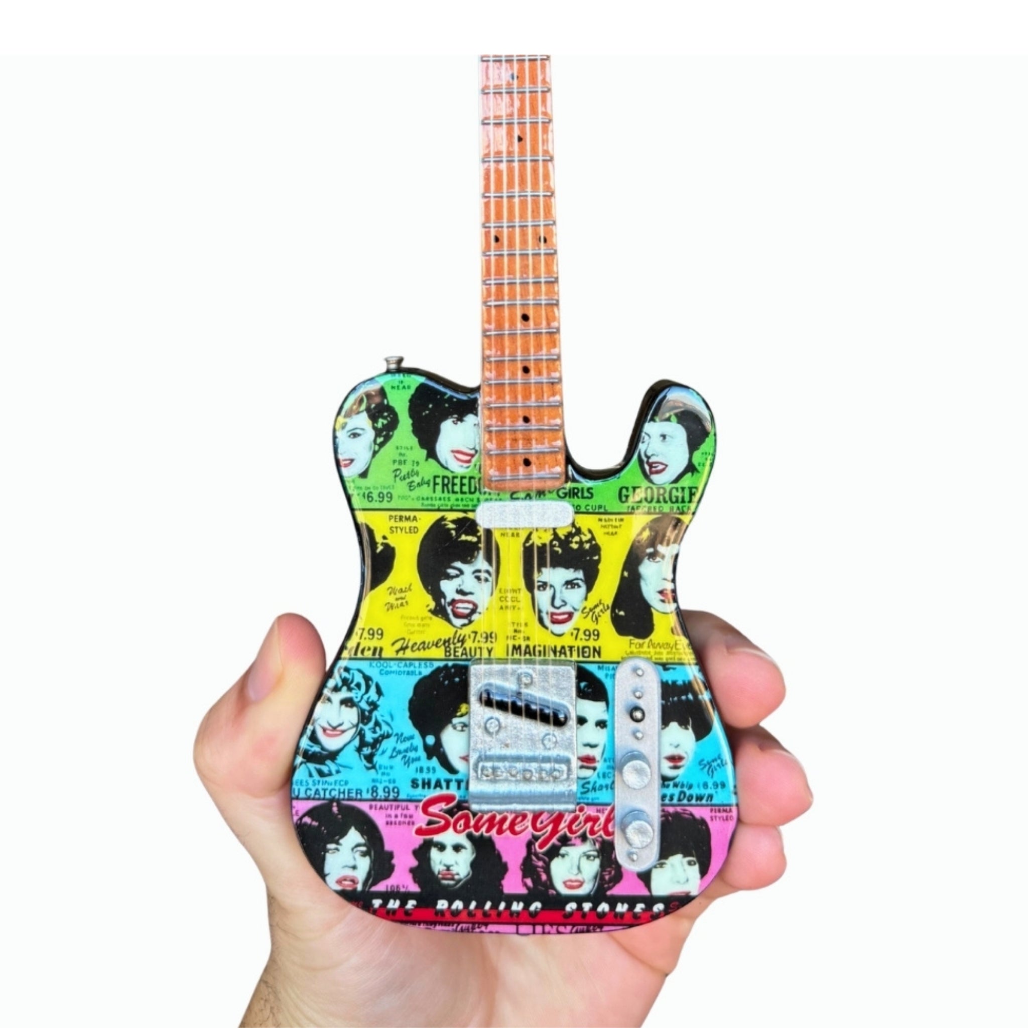 THE ROLLING STONE - SOME GIRLS - MINI GUITAR