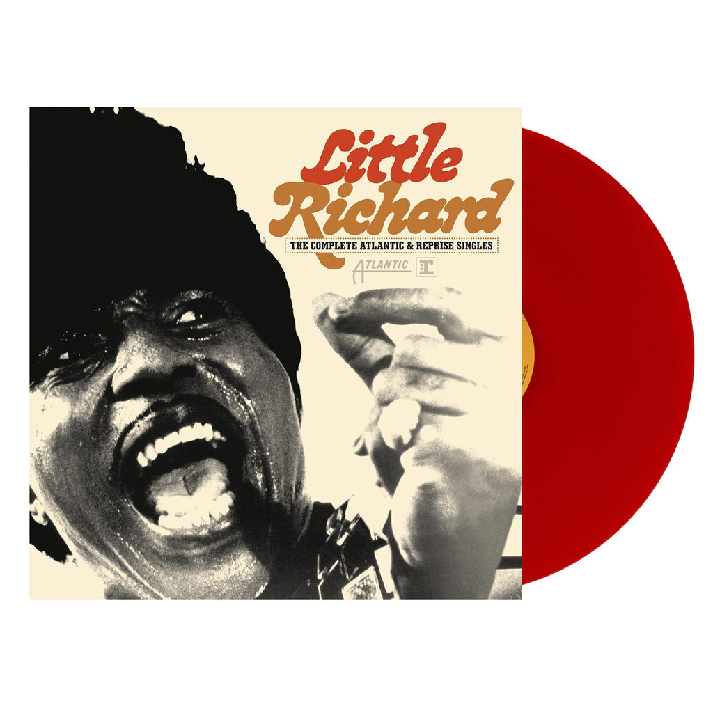 LITTLE RICHARD - THE ATLANTIC COMPLETE &amp; REPRISE SINGLES - COLOR ROJO - LP DE VINILO