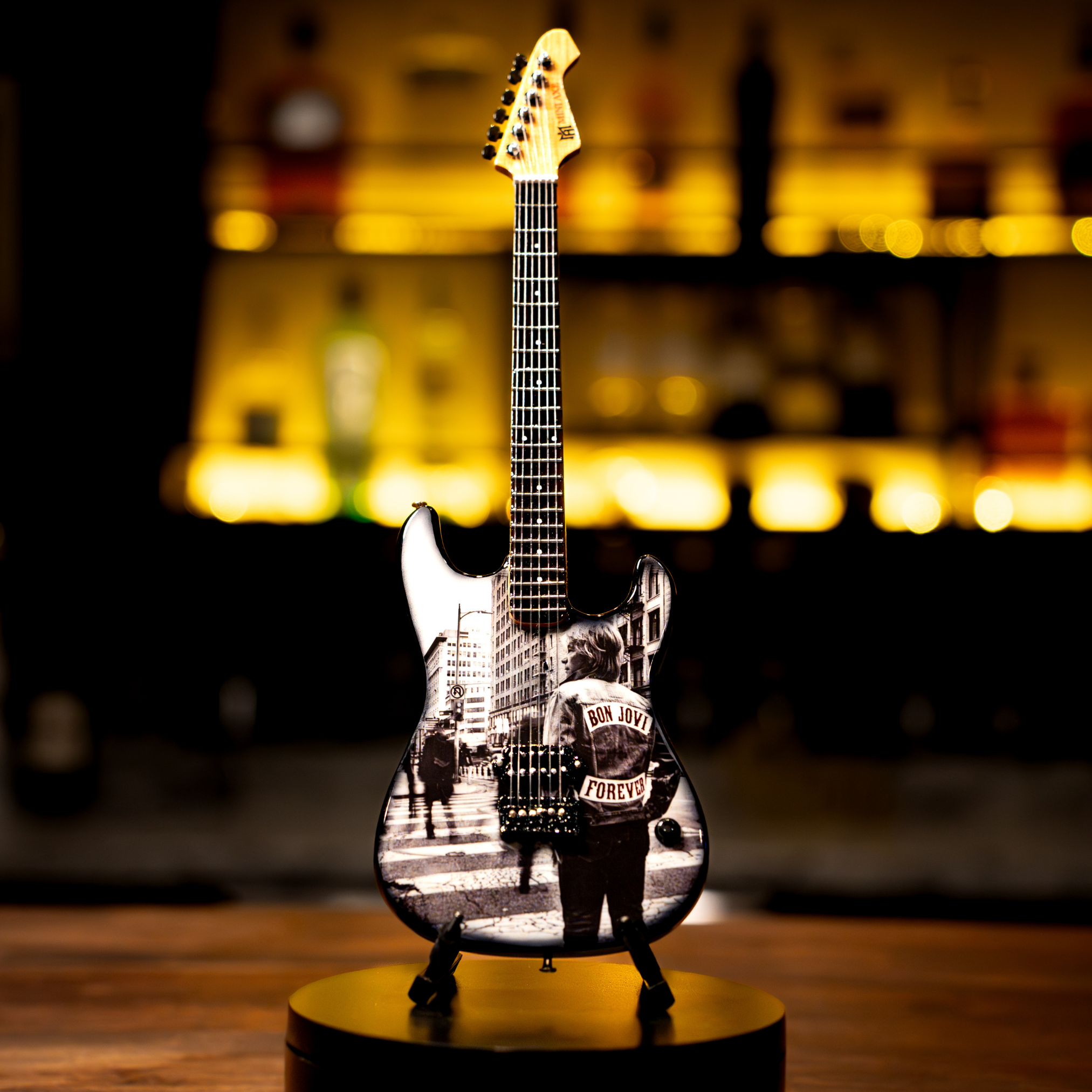 BON JOVI - FOREVER ALBUM - MINI GUITAR