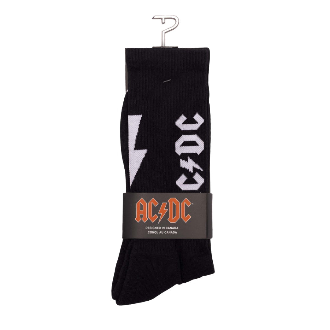 AC/DC - LIGHTNING STRIKES CREW SOCK