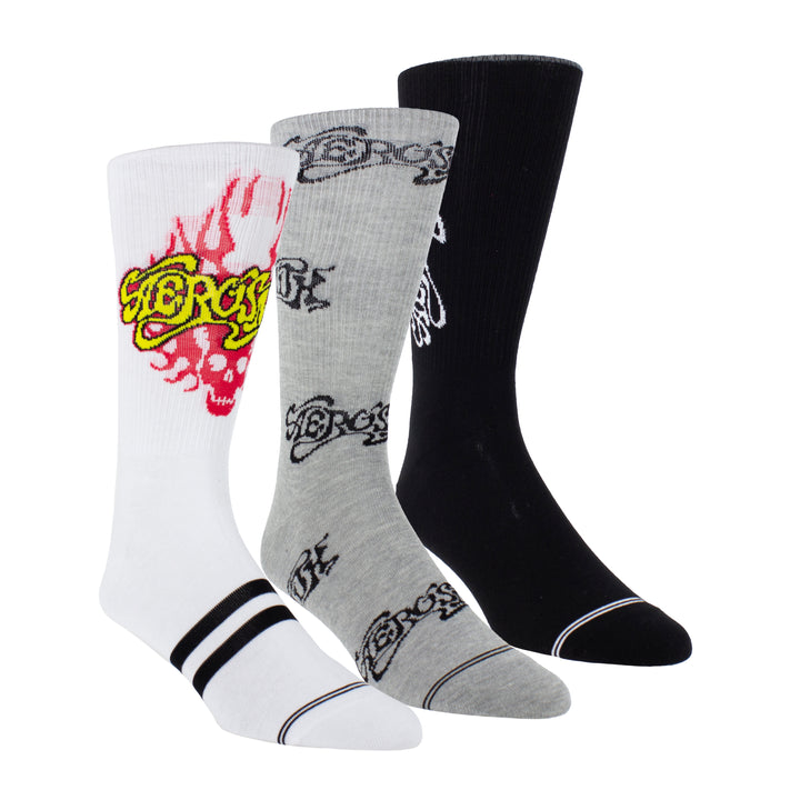 AEROSMITH - PACK DE 3 CALCETINES CON LOGO DE LLAMA SURTIDOS