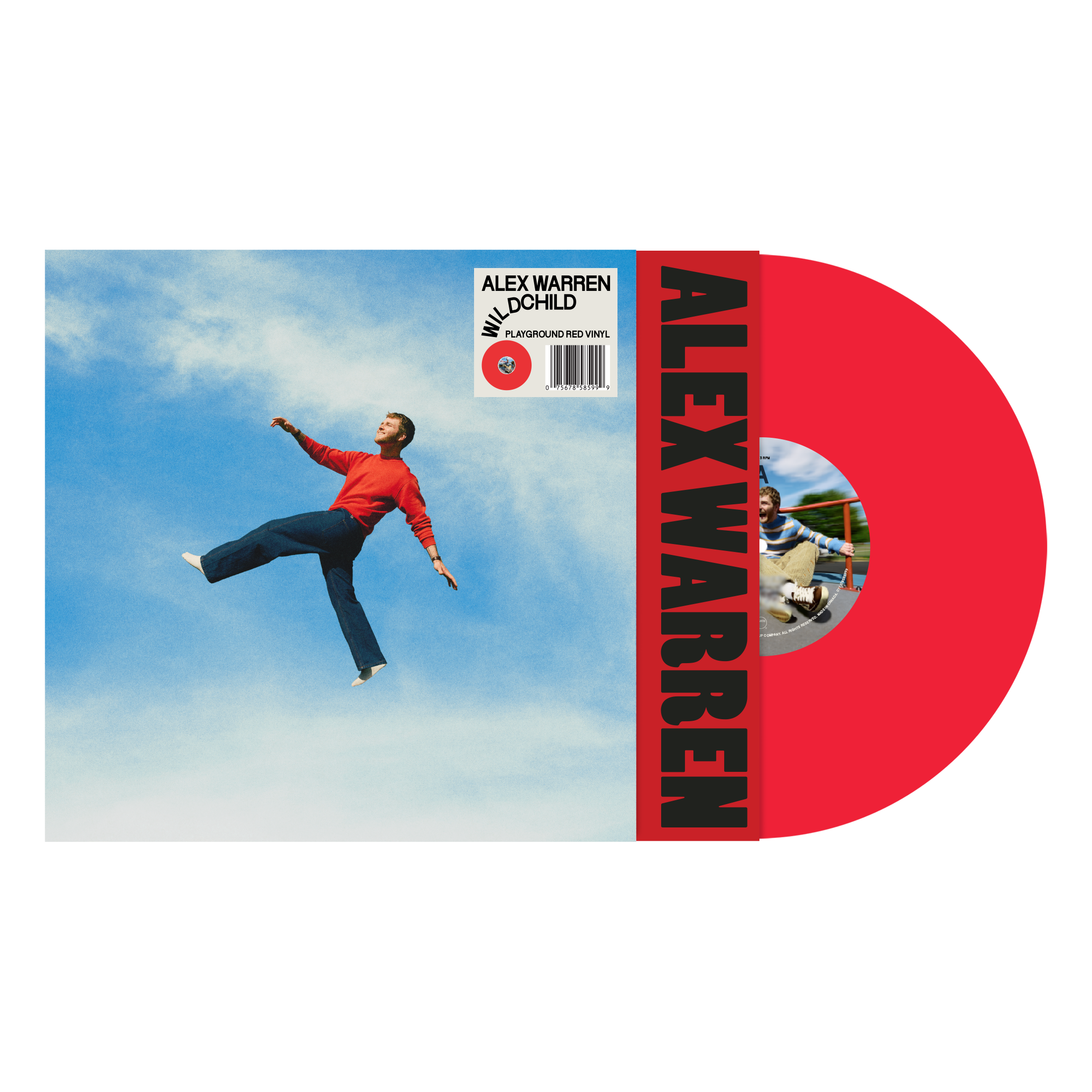 ALEX WARREN WILDCHILD RED COLOR VINYL LP