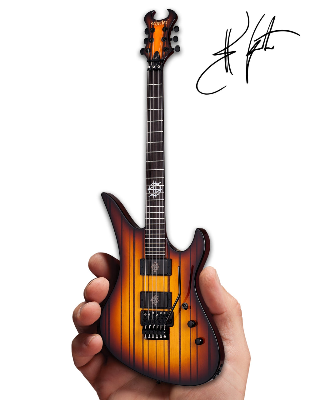 AVENGED SEVENFOLD - SYNYSTER GATES FR USA SIGNATURE SCHECTER - MINI GUITAR
