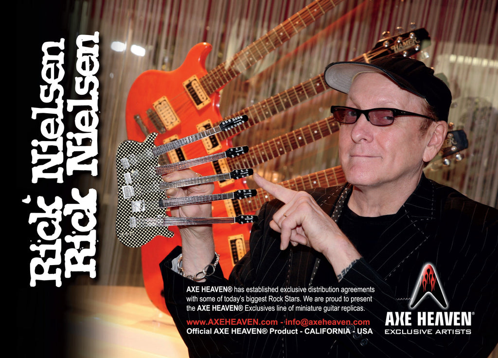 RICK NIELSEN™ - 5-NECK ORANGE MONSTER MINI GUITAR