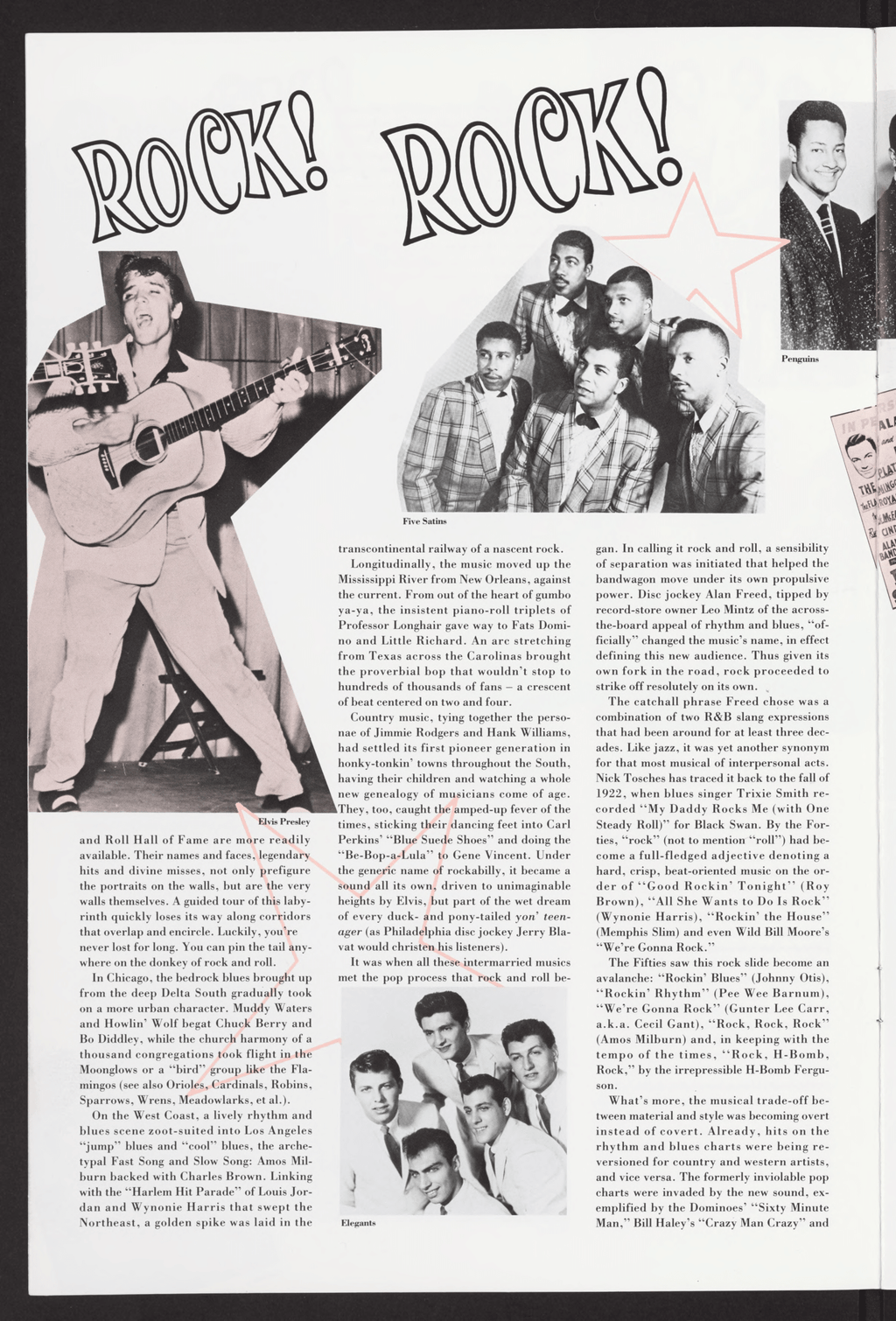 ROCK HALL 1986 - INDUCTION PROGRAM