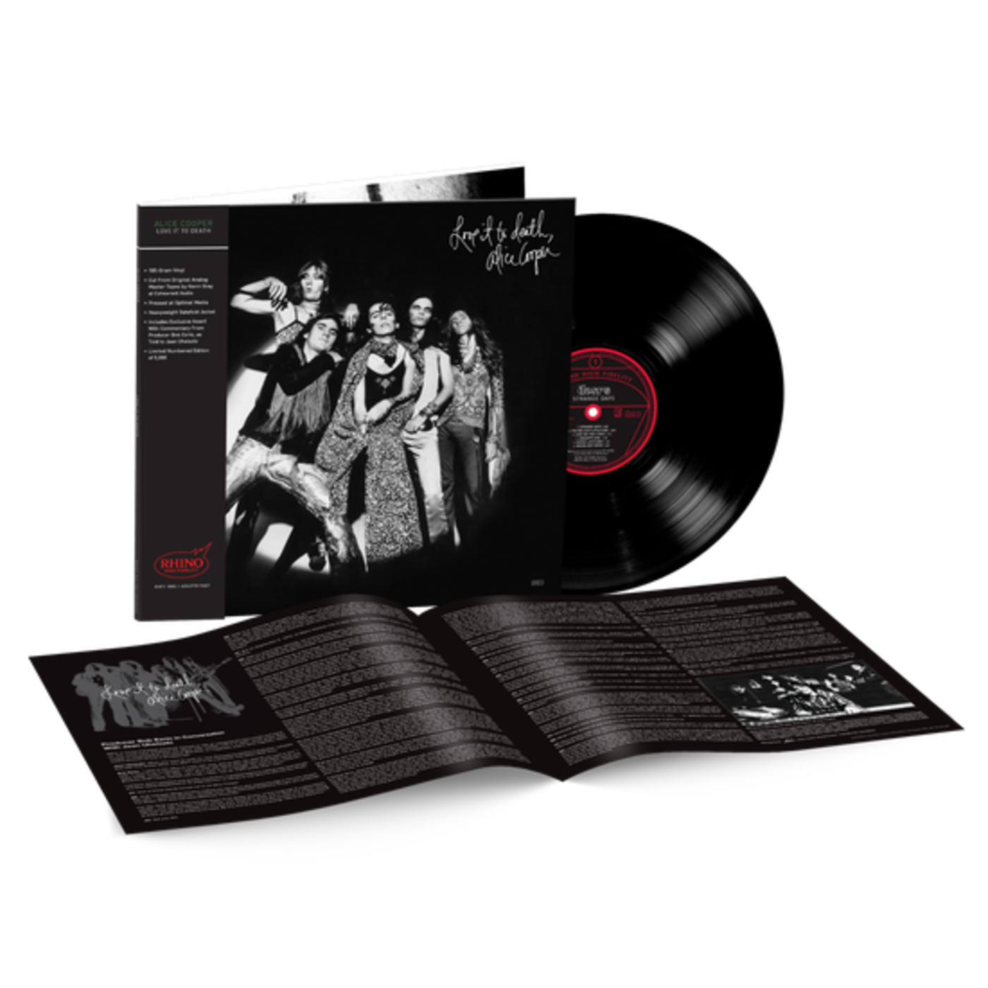 ALICE COOPER - LOVE IT TO DEATH - RHINO HIGH FIDELITY EDITION - VINYL LP