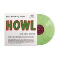 ALLEN GINSBERG - Allen Ginsberg reads HOWL and other poems - GREEN COLOR - VINYL LP
