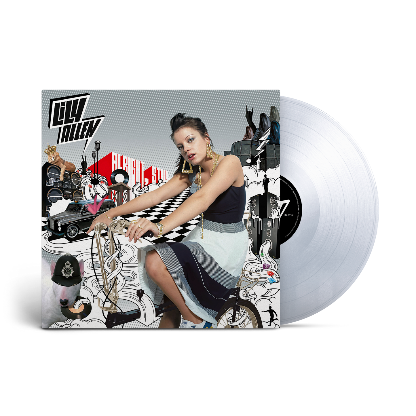 LILY ALLEN - ALRIGHT, STILL - LIMITED EDITION - CLEAR COLOR - VINYL LP